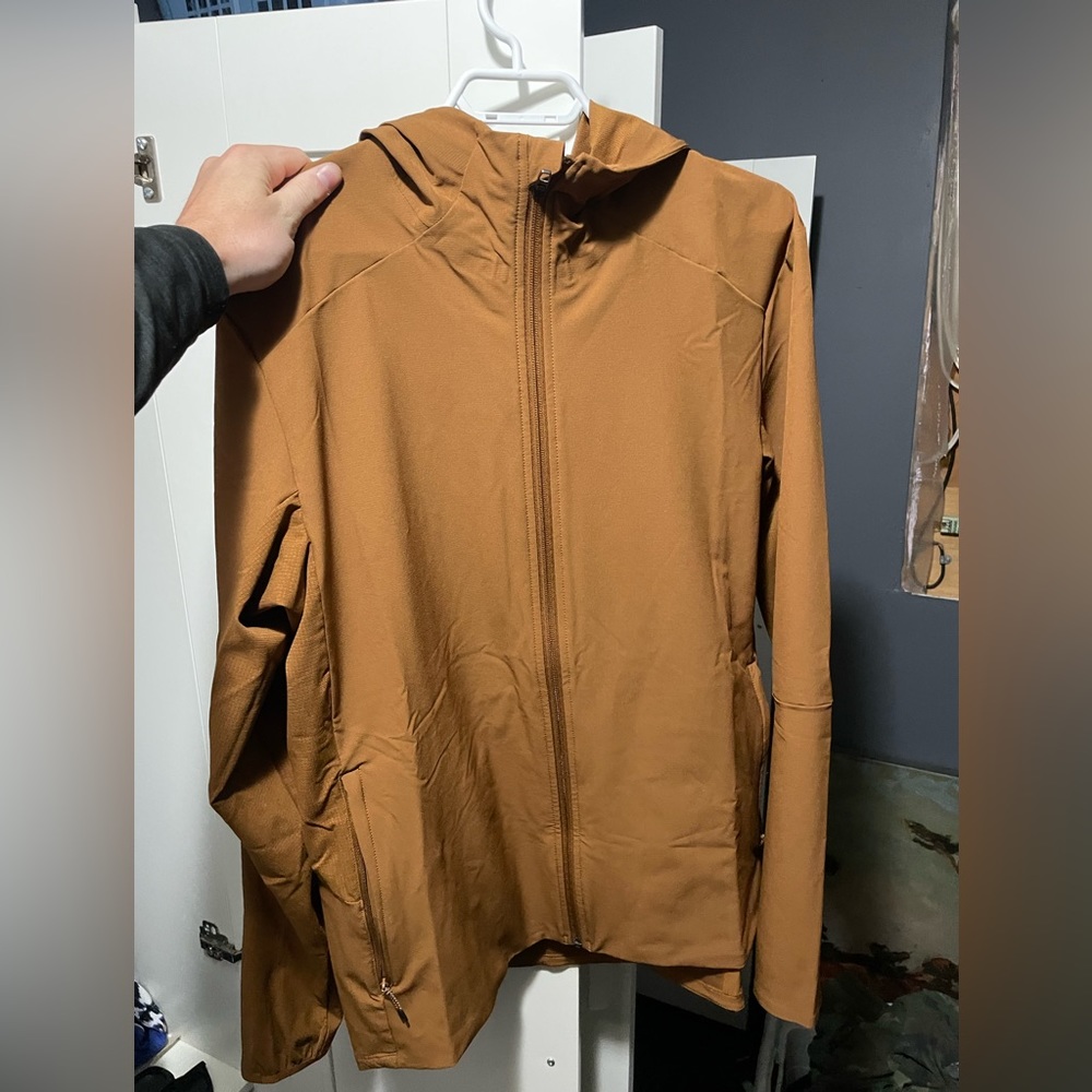 Lululemon Copper Brown Large Full Zip Jacket.